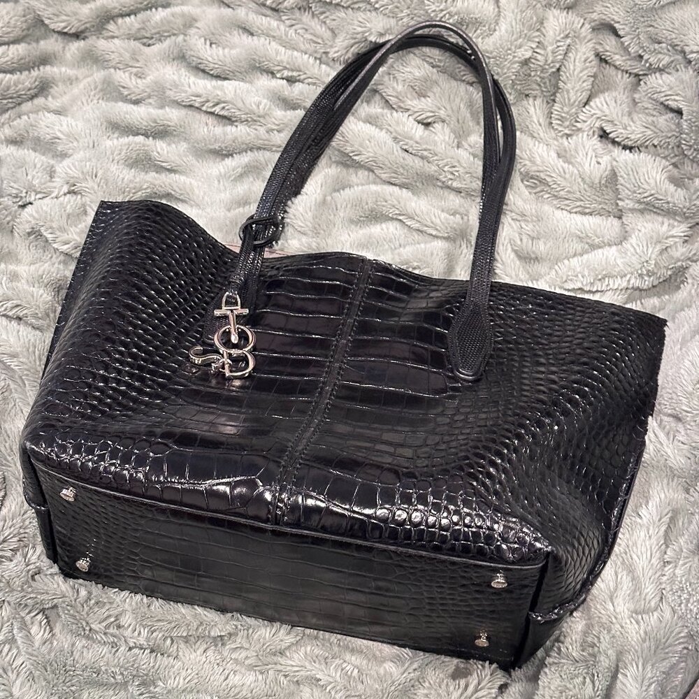 Tod's croc print medium joy tote bag